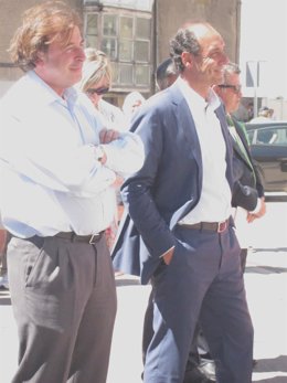 Ignacio Diego y Francisco Rodríguez Argüeso en Reinosa