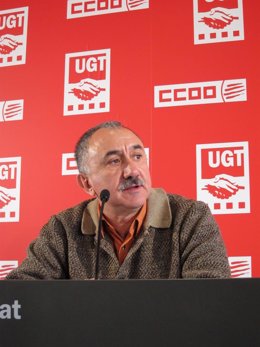 El secretario general de UGT de Catalunya, Josep Maria Álvarez