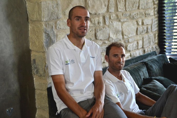 Juanjo Cobo y Alejandro Valverde