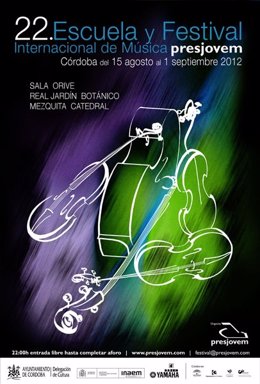 Cartel del 22 Escuela y Festival Internacional de Música presjovem