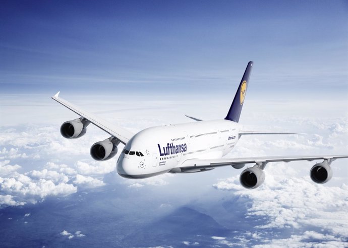 Un Avión De Lufthansa