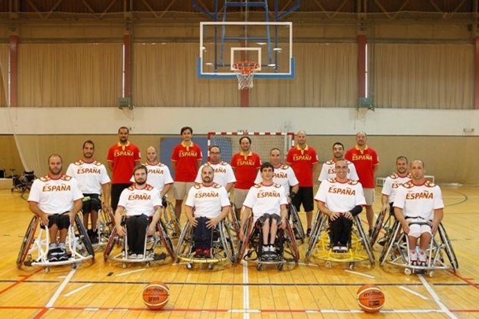 Selección española de baloncesto en silla de ruedas para los Paralímpicos