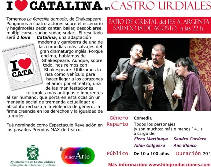 I love Catalina el sábado en Castro Urdiales