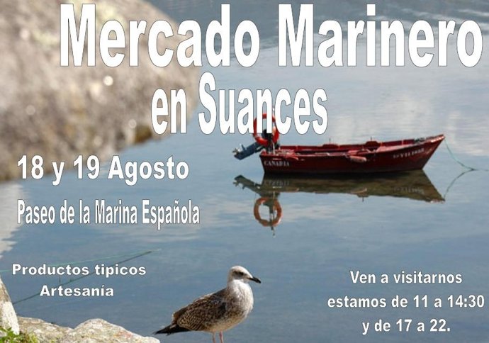 Cartel mercado marinero
