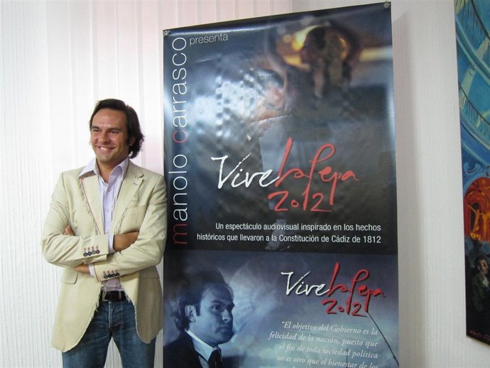 Manolo Carrasco Durante La Presentación De Su Espectáculo