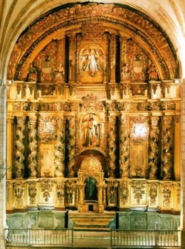 Retablo barroco de la Iglesia de San Andrés de Rasines