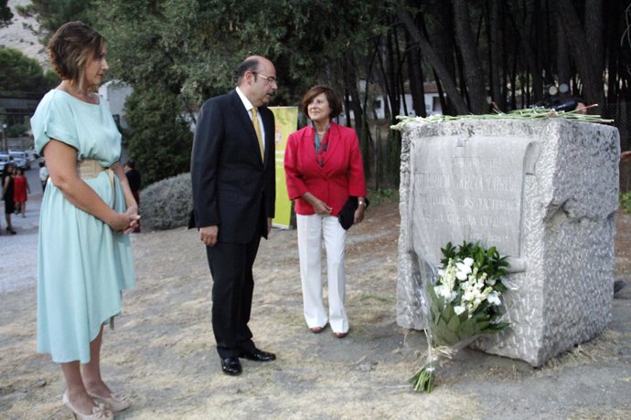 Sebastián Pérez, en el homenaje a García Lorca