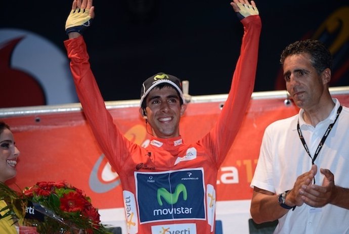 El ciclista español Jonathan Castroviejo, primer líder de la Vuelta Ciclista