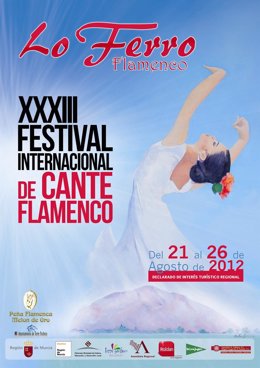 Cartel del XXXIII Festival de Cante de Lo Ferro 