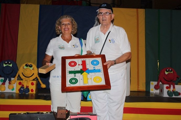 Ganadores categoría absoluta Campeonato Mundial de Parchís de El Grado (Huesca)