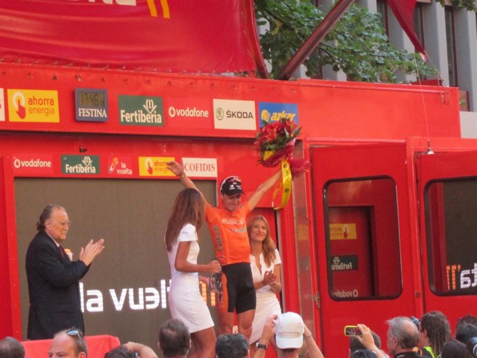 Igor Antón En El Podium De Bilbao el año pasado