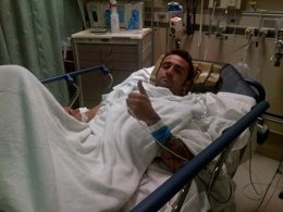 Héctor Barberá espera los resultados de la resonancia