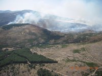 Incendios.- Más de 300 personas trabajan en el incendio de Ávila, intencionado y que ha calcinado 1.000 hectáreas