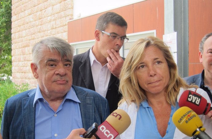 Joana Ortega Y El Presidente De La UCE, Jordi Sales