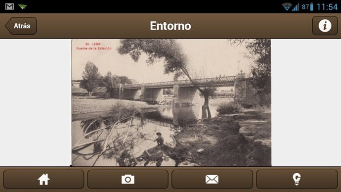 Una De Las Postales Contenidas En Al Aplicación 'Pictoleón'