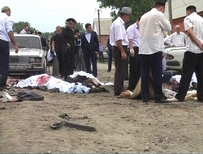 Un terrorista suicida se inmolase durante el funeral de un policía en Rusia