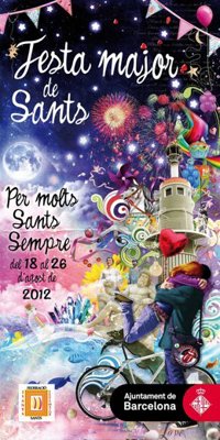 Vecinos de Sants lamentan coincidir con las fiestas de Gràcia porque les restan público