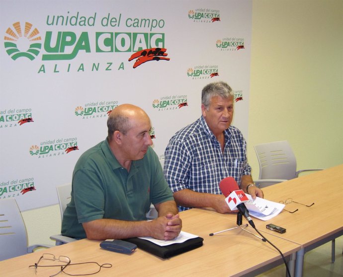 Los Responsables Regionales De COAG Y UPA, Aurelio Pérez Y Julio López