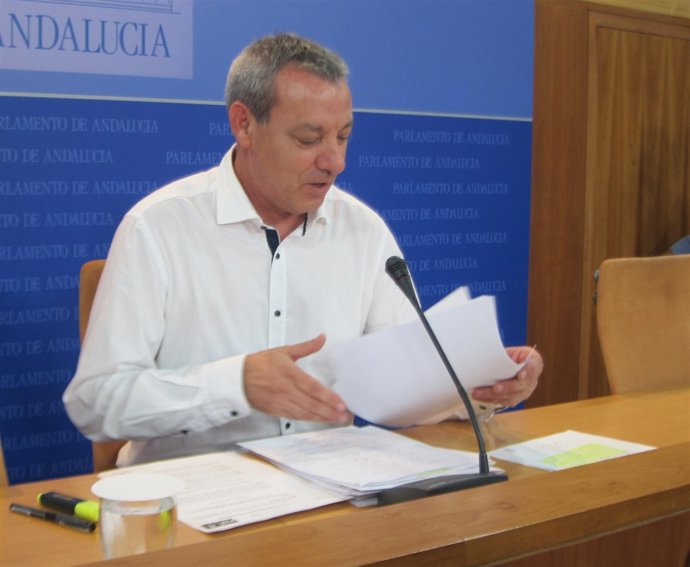 El Portavoz Parlamentario Del PSOE-A, Francisco Álvarez De La Chica, Hoy 