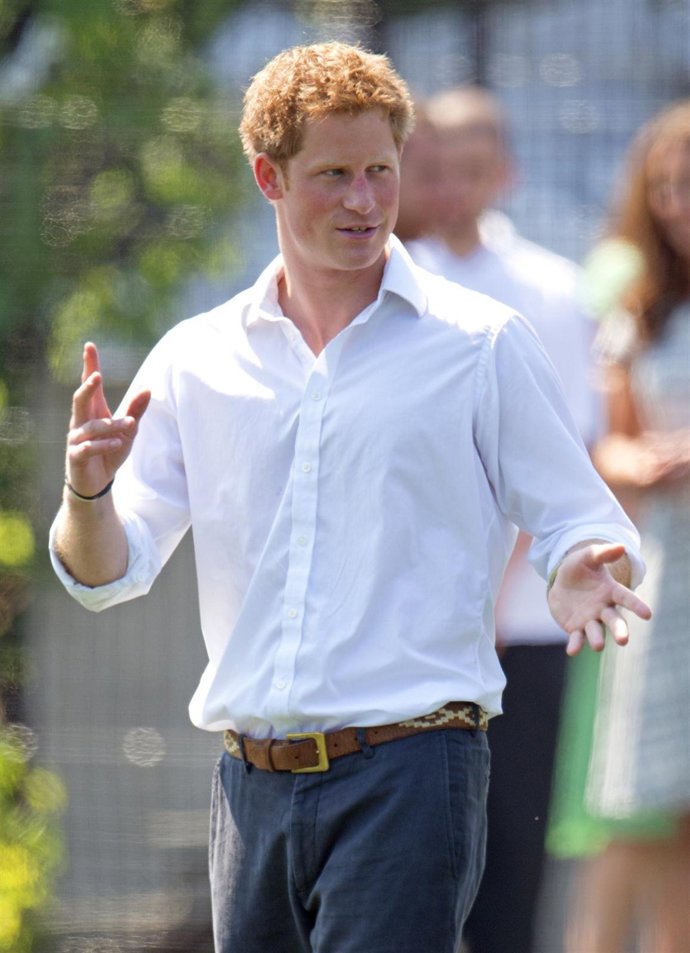 El Príncipe Enrique en los Juegos Olímpicos de Londres 2012.