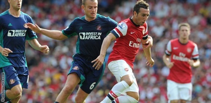Santi Cazorla en el Arsenal