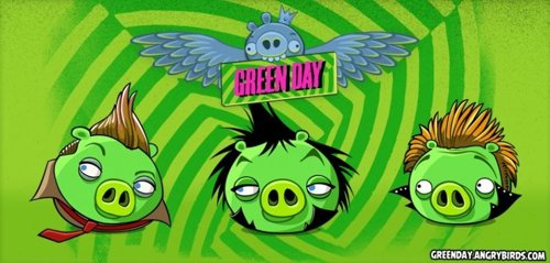 Angry Birds-Green Day