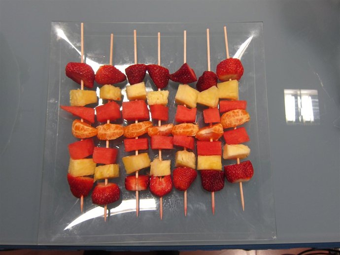 Brochetas De Fruta De La Región De Murcia