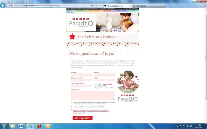 Página Web Imaginarium