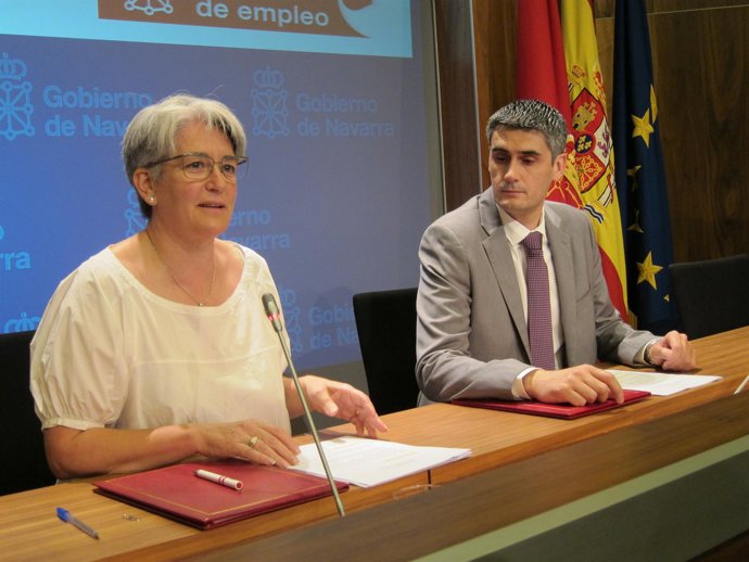 La consejera Goicoechea junto al director de Recursos Humanos de Mercadona