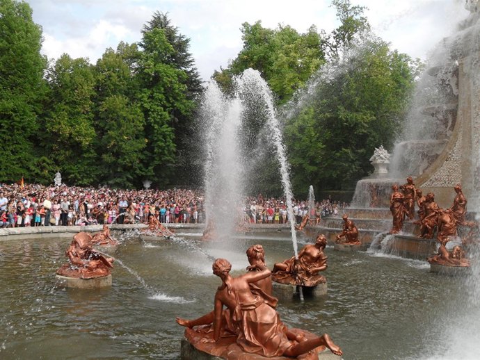 Juegos de gua de las fuentes de La Granja