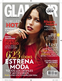 Blanca Suárez, portada de 'Glamour' 