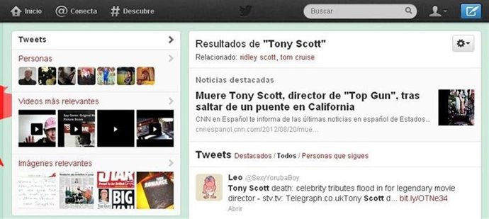 Famosos lloran la muerte de Tony Scott 