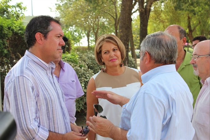 Visita de Espadas y Castaño al parque Averroes