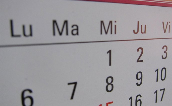 Calendario De La Semana