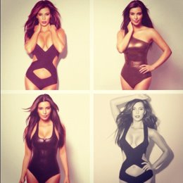 Fotos de Kim Kardashian en bañador 