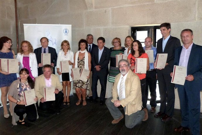 Entrega de los galardones Gallaecia 2012 en Pontevedra.