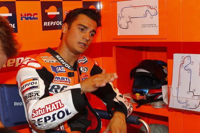 Dani Pedrosa en Indianapolis