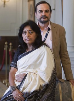 Oscar Pujol y Deepti Golani