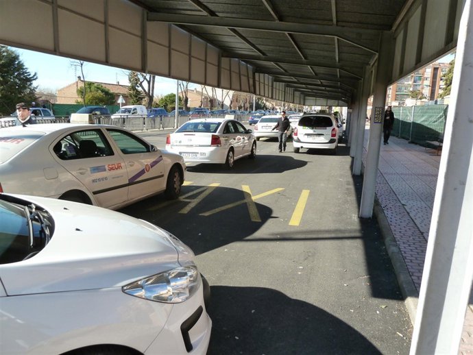 Parada de taxis en Toledo