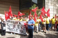 Cientos de trabajadores de Geacam vuelven a manifestarse para mostrar su "rechazo" al ERE planteado por la empresa