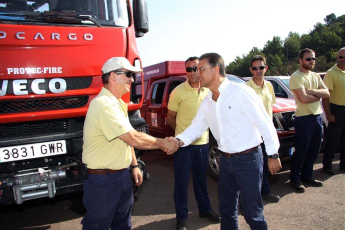 Castellano En El Puesto De Vigilancia De El Garbí