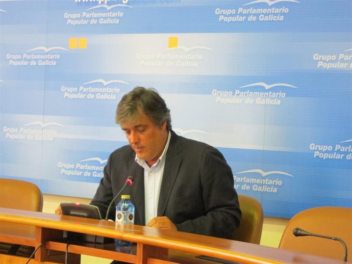 El portavoz parlamentario del PPdeG, Pedro Puy