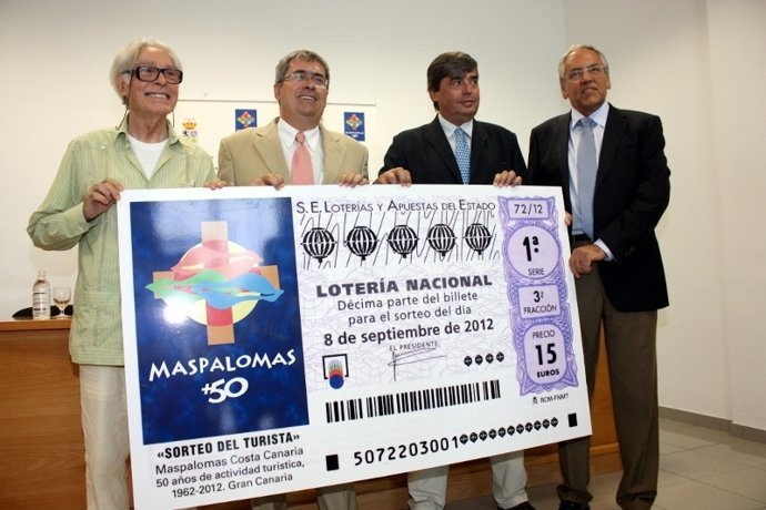 Muestra del cupón en el que aparecerá Maspalomas