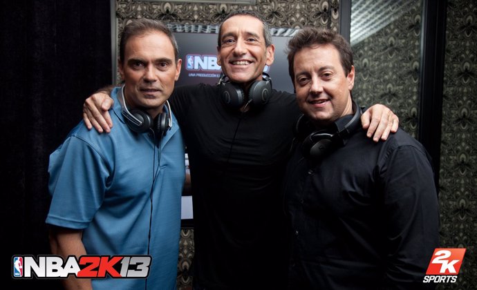 NBA 2K13 estrenará comentarios en español con Daimiel, Serrano y Quiroga