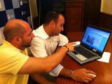 Raúl López y Mario Cortés