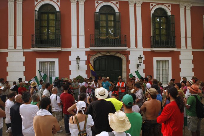 Finca ocupada por el SAT en Córdoba