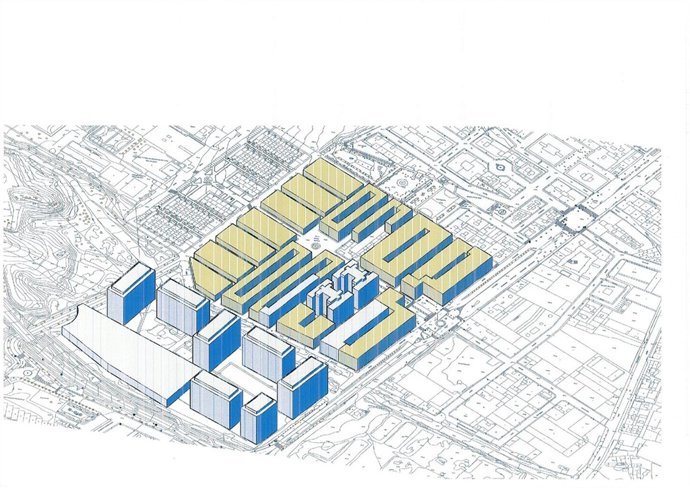 Plano del barrio de La Viña