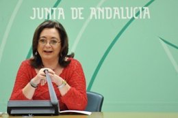La Consejera De Educación De Andalucía, Mar Moreno, En Rueda De Prensa