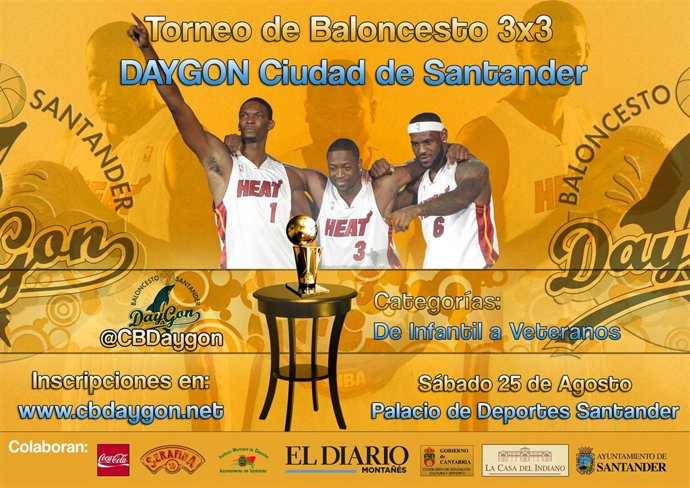Cartel del torneo de baloncesto