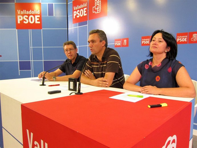 Los Socialistas Ángela Marqués, Javier Izquierdo Y Jorge Félix Alonso